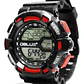Reloj Deportivo Digital Sumergible 30mts Color Rojo - Ps - Miniatura 1