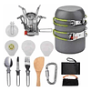 Set Ollas Para Camping De 11 Piezas Con Cocinilla - Ps 2