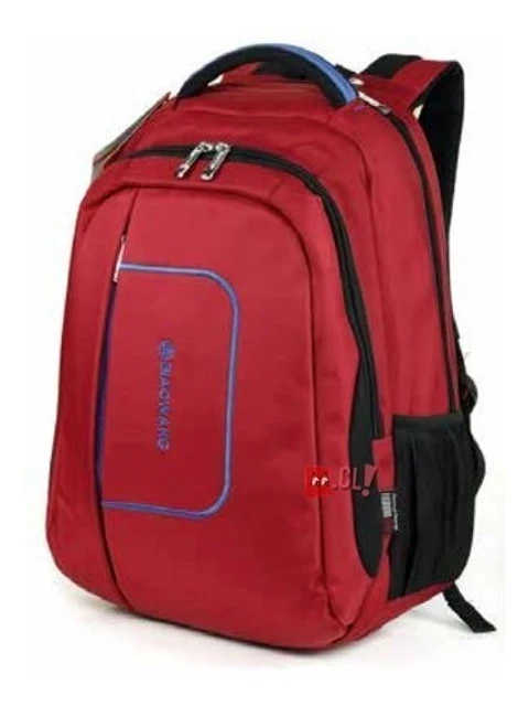 Mochila Impermeable Para Notebook Color Rojo - Ps