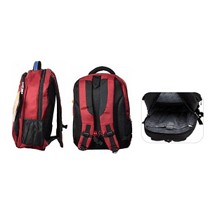 Mochila Impermeable Para Notebook Color Rojo - Ps
