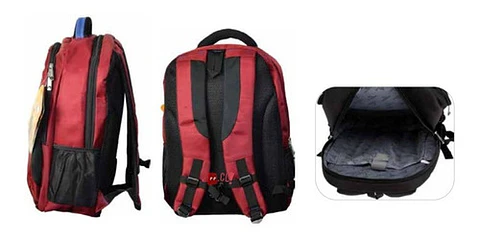Mochila Impermeable Para Notebook Color Rojo - Ps