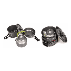 Kit De Cocina Camping Para 5 Personas - Ps