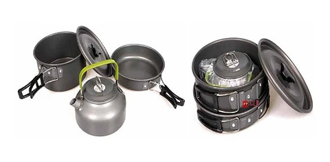 Kit De Cocina Camping Para 5 Personas - Ps