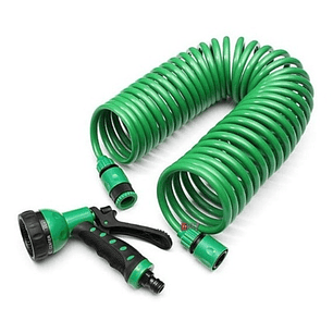 Manguera Espiral Retráctil 15mts Incluye Pitón - Ps