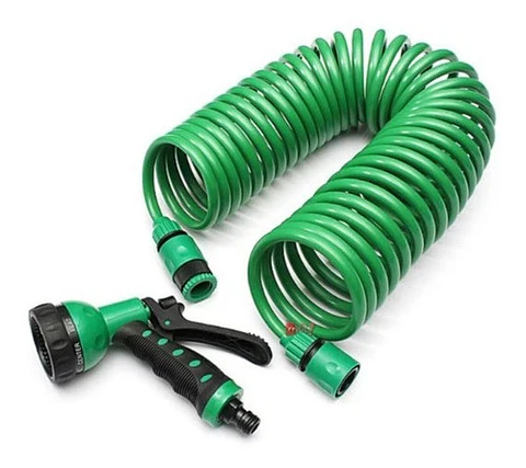 Manguera Espiral Retráctil 15mts Incluye Pitón - Ps