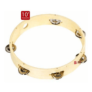 Pandero De 10 Pulgadas Con 6 Sonajas - Ps
