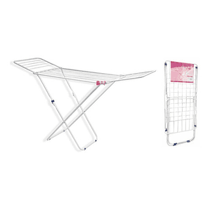 Tendedero Secador De Ropa Aluminio Plegable Con Alas - Ps