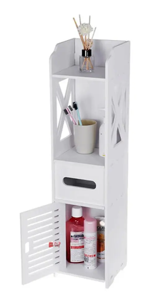 Estante Organizador De Baño Material Mdf - Ps