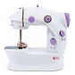 Máquina Coser Mini Portátil Con Pedal Eléctrica - Ps - Miniatura 1