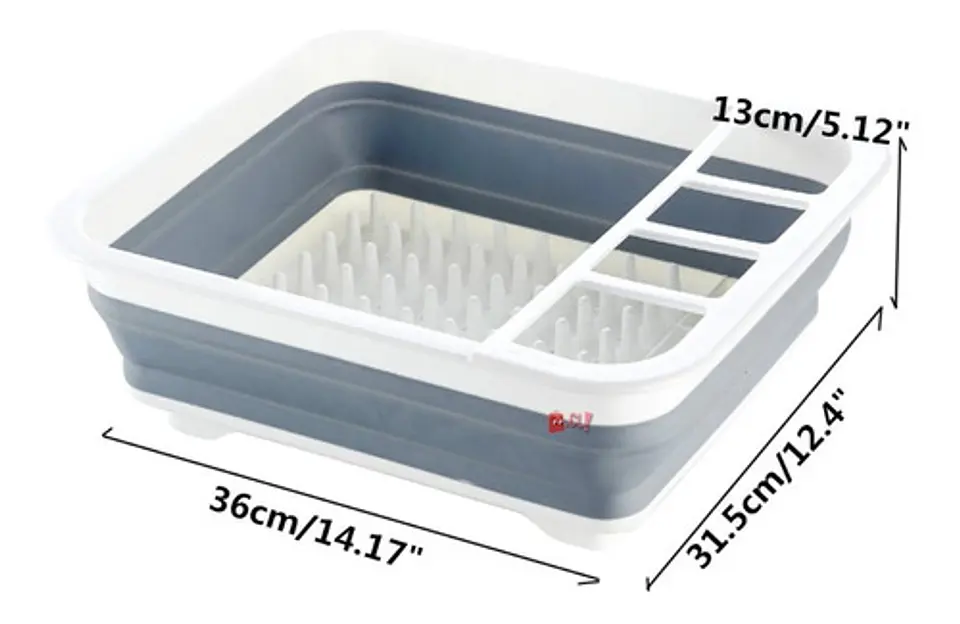 Secaplatos Y Cubiertos Escurridor Plegable Para Cocina - Ps 4
