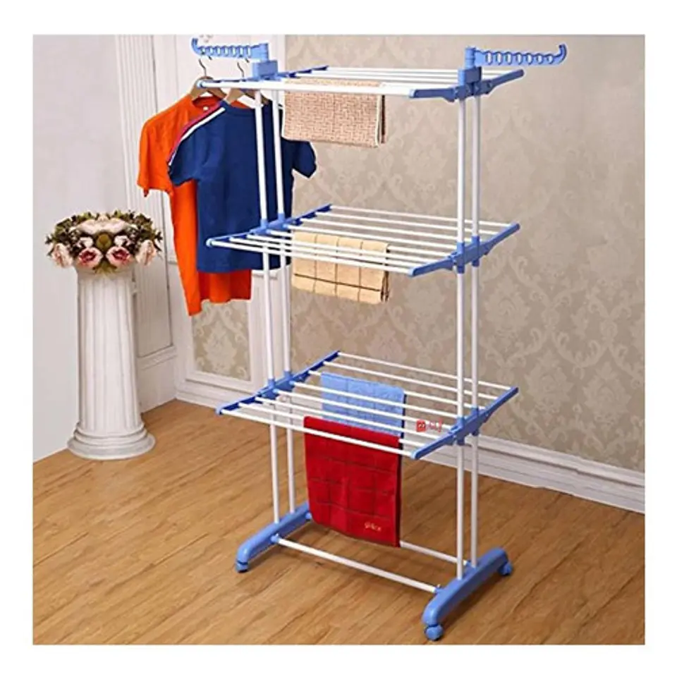 Tendedero Colgador De Ropa Con 3 Niveles Plegable - Ps 3