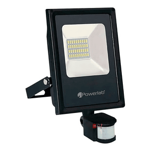 Foco Reflector Led 10w Sensor Movimiento Blanco Frio - Ps