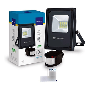 Foco Reflector Led 10w Sensor Movimiento Blanco Frio - Ps