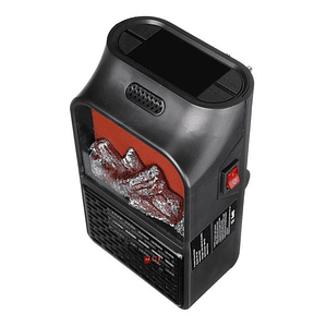 Calefactor Portátil Con Pantalla Efecto De Fuego 900w - Ps