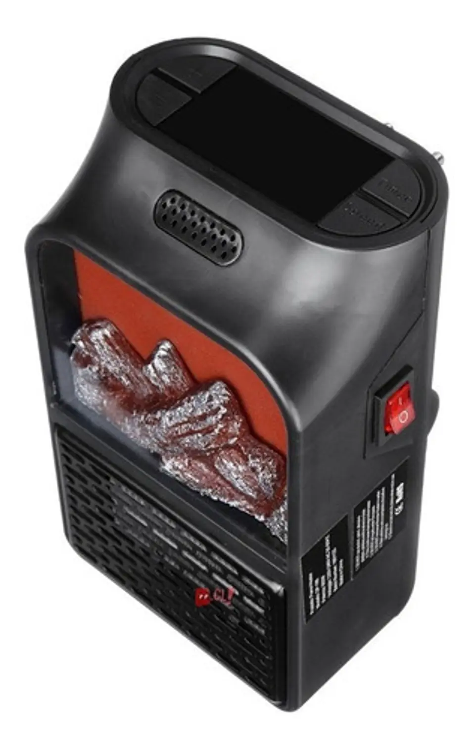 Calefactor Portátil Con Pantalla Efecto De Fuego 900w - Ps 2