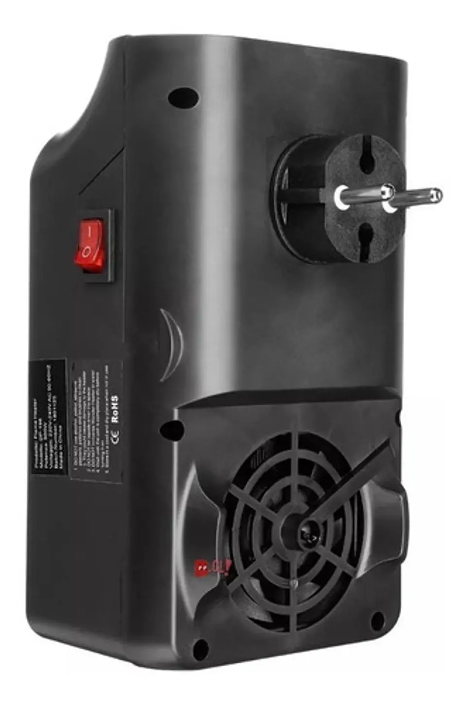 Calefactor Portátil Con Pantalla Efecto De Fuego 900w - Ps 3