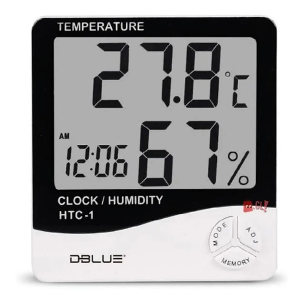 Reloj Medidor Ambiental De Temperatura Y Humedad - Ps 1