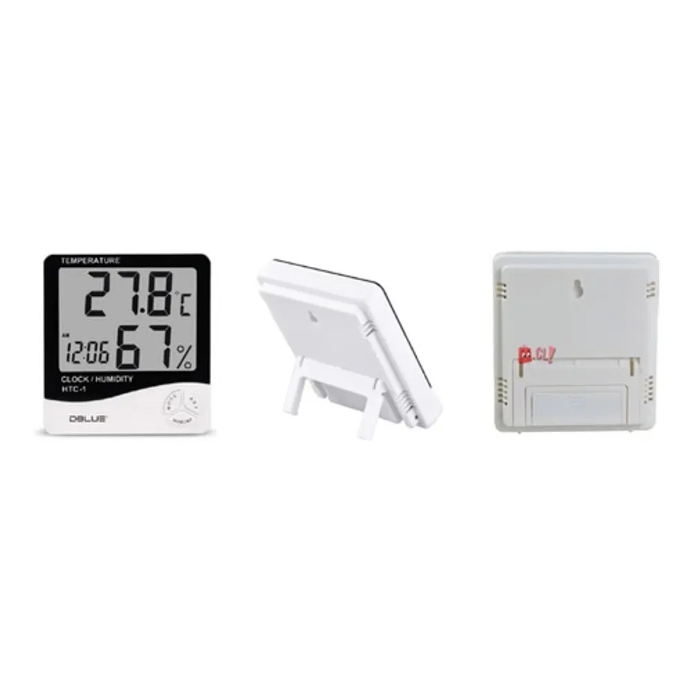 Reloj Medidor Ambiental De Temperatura Y Humedad - Ps 2