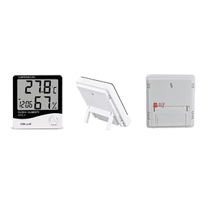 Reloj Medidor Ambiental De Temperatura Y Humedad - Ps