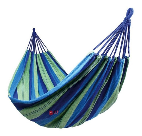 Hamaca De 180x150cms De Algodón Con Diseño Color Azul - Ps