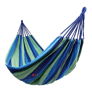Hamaca De 180x150cms De Algodón Con Diseño Color Azul - Ps