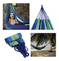 Hamaca De 180x150cms De Algodón Con Diseño Color Azul - Ps - Miniatura 2