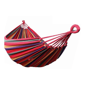 Hamaca De 180x150cms De Algodón Con Diseño Color Rojo - Ps