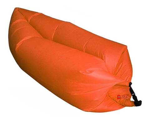 Sofá Tumbona Sillón Inflable 200cm X 90cm Color Naranjo - Ps