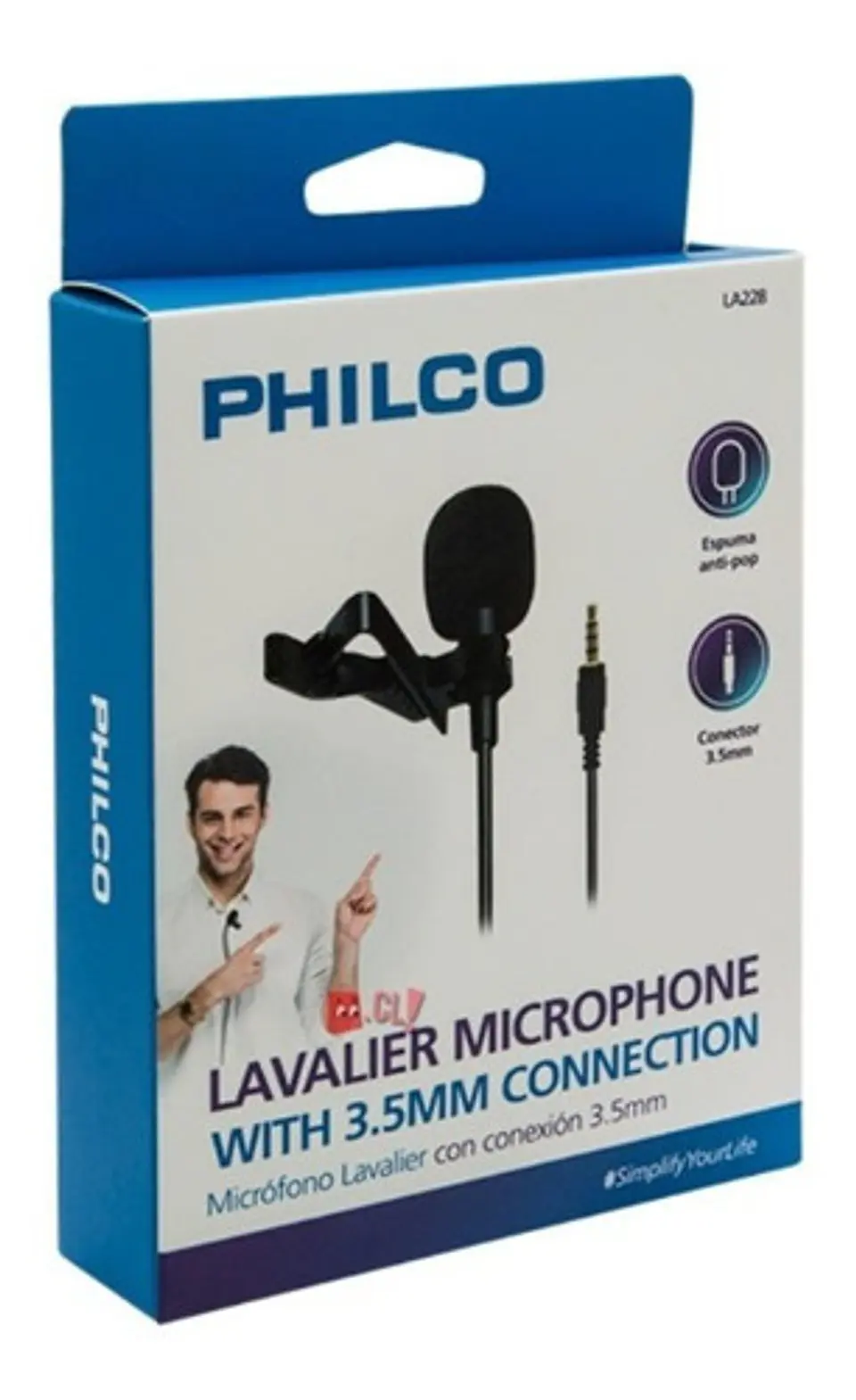 Micrófono De Solapa Lavalier Conexión 3.5mm - Ps 4
