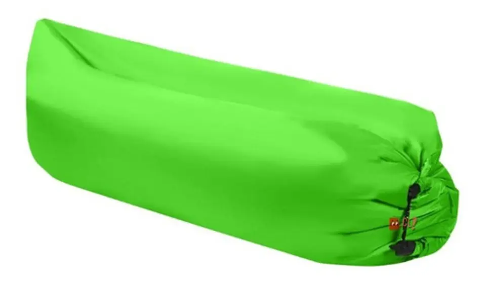 Sofá Tumbona Sillón Inflable 200cm X 90cm Color Verde - Ps 1
