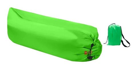Sofá Tumbona Sillón Inflable 200cm X 90cm Color Verde - Ps