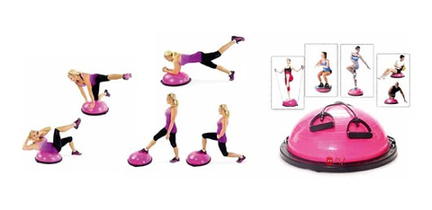 Balón Entrenador De Balance Bosu Ball Diámetro 58cm - Ps