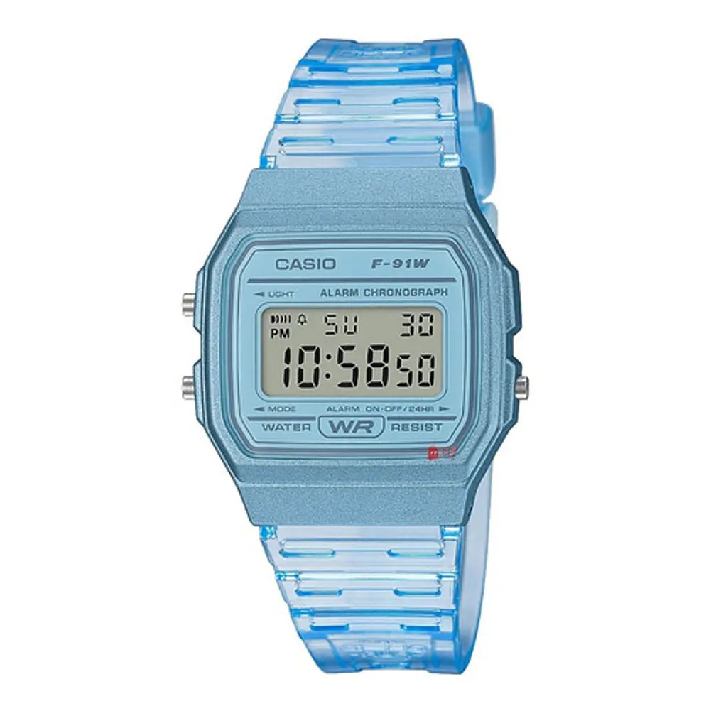 Reloj Casio Vintage Celeste Resistente Al Agua - Ps 1