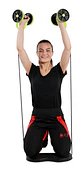 Ruedas Para Abdominales Con Bandas Elásticas - Ps - Miniatura 2
