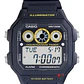 Reloj Casio Negro Modelo Retro Resistente Al Agua - Ps - Miniatura 1