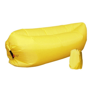 Sofá Tumbona Sillón Inflable 200cmx90cm Color Amarillo - Ps