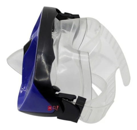 Kit De Buceo Lentes Con Snorkel Color Azul - Ps