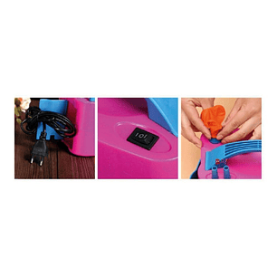 Inflador Globos Eléctrico 2 Inyectores Con Sistema Push - Ps