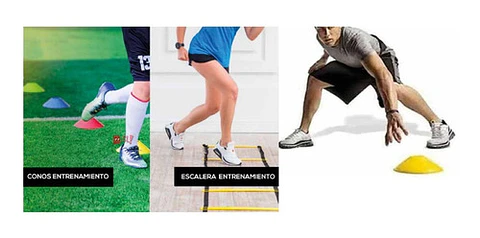 Kit Entrenamiento 3 Vallas + Escalerilla + 10 Obstáculos - PS