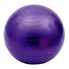 Pelota Balón Para Yoga O Pilates Con Inflador Morado - Ps