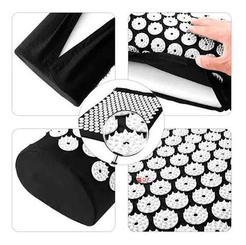 Set Acupuntura Mats Mas Cojín Acupresión 68x42cms - Ps