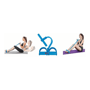 Banda Elástica De Tubo Flexible Con Pedal Y Manilla - Ps