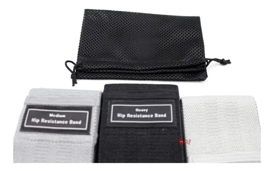 Pack 3 Bandas Elásticas De Tela Para Entrenamiento - Ps 4