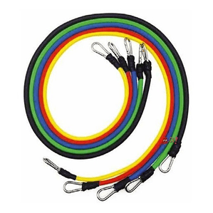 Pack De 5 Bandas Elásticas Resistencia 100 Libras Tpe - Ps