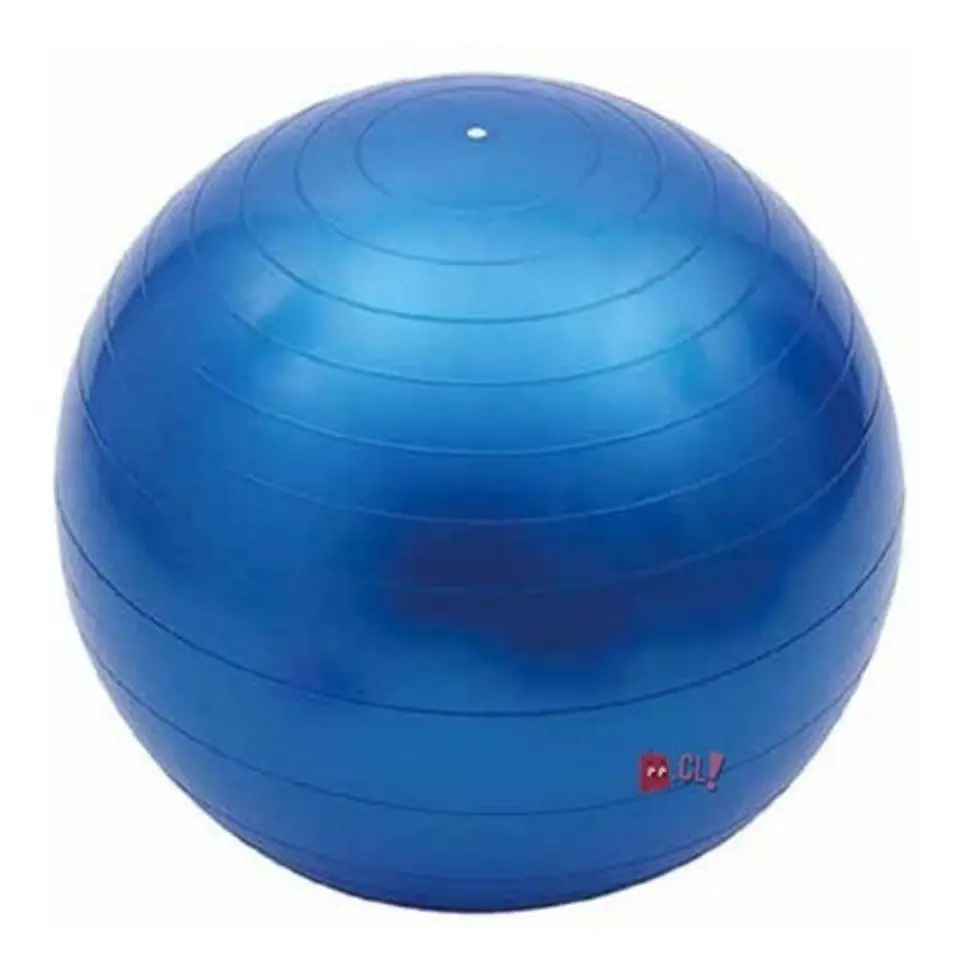 Pelota Balón Para Yoga O Pilates Con Inflador Azul - Ps 1