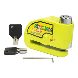 Candado Freno De Disco Con Alarma Para Moto O Bicicleta - Ps