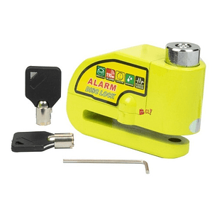 Candado Freno De Disco Con Alarma Para Moto O Bicicleta - Ps