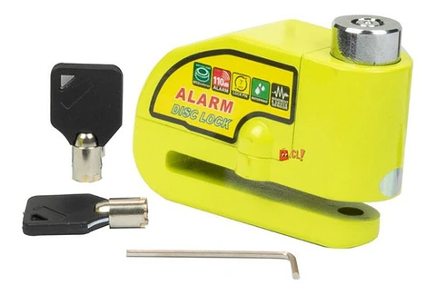 Candado Freno De Disco Con Alarma Para Moto O Bicicleta - Ps