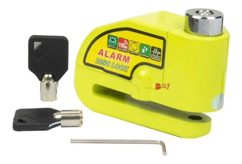 Candado Freno De Disco Con Alarma Para Moto O Bicicleta - Ps 2