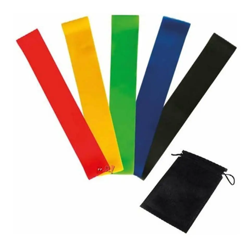 Pack 5 Bandas Elásticas Con Bolsito Para Entrenamiento - Ps 1